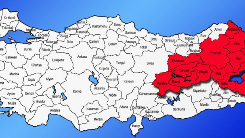 Doğu Anadolu Bölgesi'nde 14 ilin nüfusu azaldı