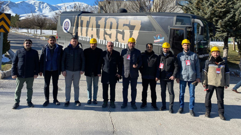 Atatürk Üniversitesi Psikososyal Destek Ekibi Deprem Bölgesine Ulaştı