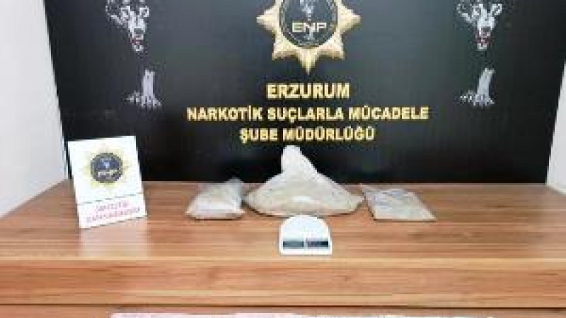 Erzurum'da uyuşturucuya darbe, 1 kişi tutuklandı