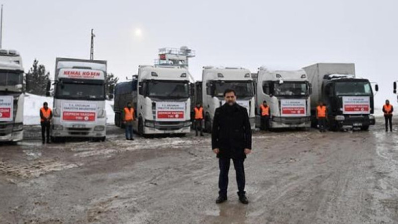 Yakutiye Belediyesi, tankerlerle motorin desteğinde bulundu
