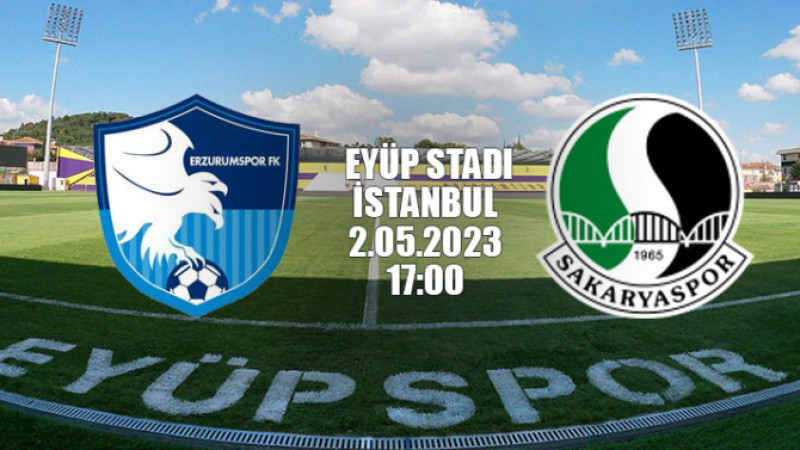 TFF 1. Lig: Erzurumspor FK - Sakaryaspor AŞ;  Hakemler Belli Oldu