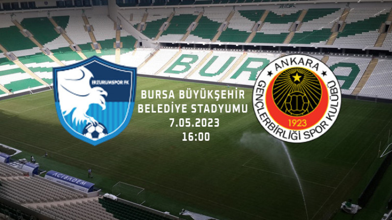 TFF 1. Lig: Erzurumspor - Gençlerbirliği; maçın hakemleri