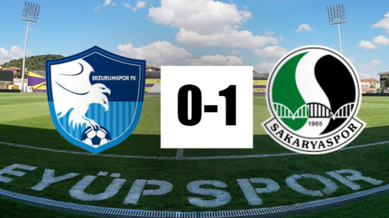 TFF 1. Lig: Erzurumspor - 0 Sakaryaspor - 1
