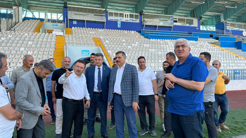 Kazım Karabekir Stadyumu’nda çalışmalar tamamlandı
