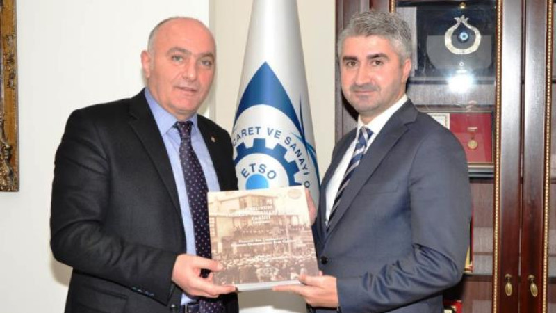 Bakan Yardımcısı Zafer Tarıkdaroğlu ETSO’yu ziyaret etti