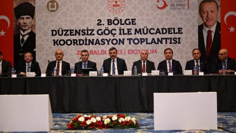 Erzurum'da düzensiz göç toplantısı yapıldı