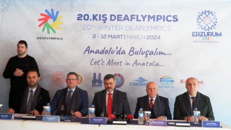  20. İşitme Engelliler Kış Olimpiyatları Erzurum'da yapılacak