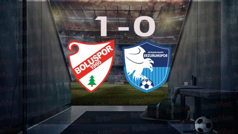 TFF 1. Lig: Boluspor 1 - 0 Erzurumspor