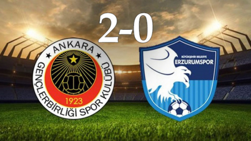 Gençlerbirliği: 2 - Erzurumspor FK: 0