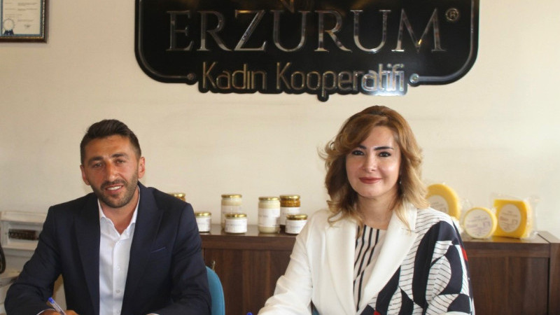Erzurum Kadın Kooperatifi örnek bir protokole imza attı