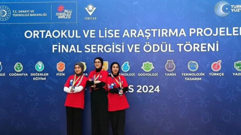 TÜBİTAK Türkiye Finalinde Erzurum 5 derece aldı