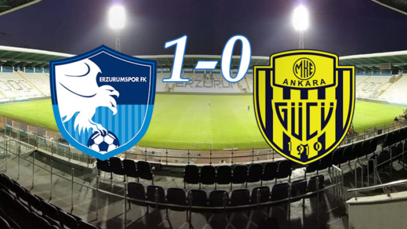 Erzurumspor FK 1-0 Ankaragücü 