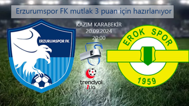 Erzurumspor FK Esenler Erokspor maçını Özer yönetecek