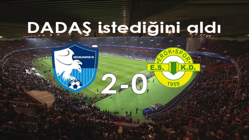 Erzurumspor FK 2-0 Esenler Erokspor 