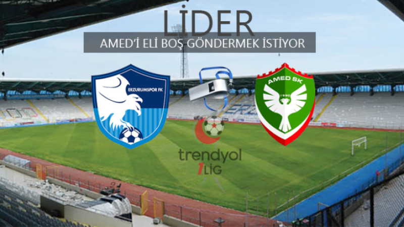 Erzurumspor FK-Amed Sportif Faaliyetler maçını Altay Yönetecek