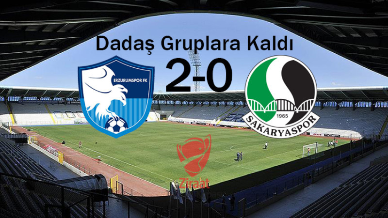 ZTK 5. tur: Erzurumspor FK 2-0 Sakaryaspor