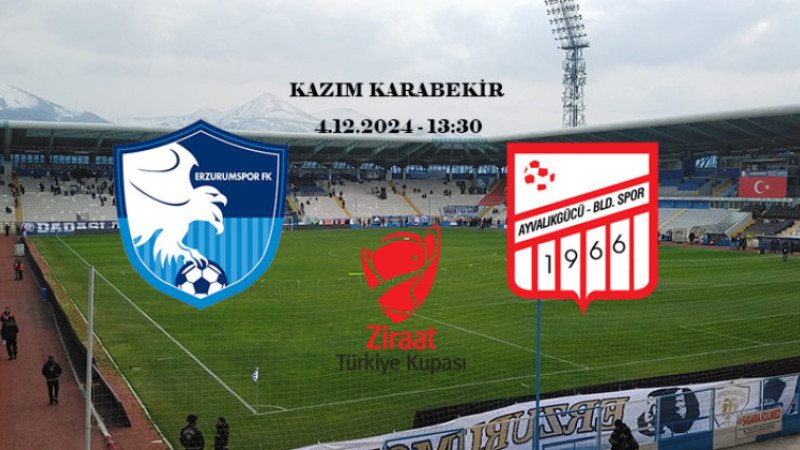 ZTK 4. TUR: Erzurumspor-Ayvalıkgücü maçını Olcar yönetecek