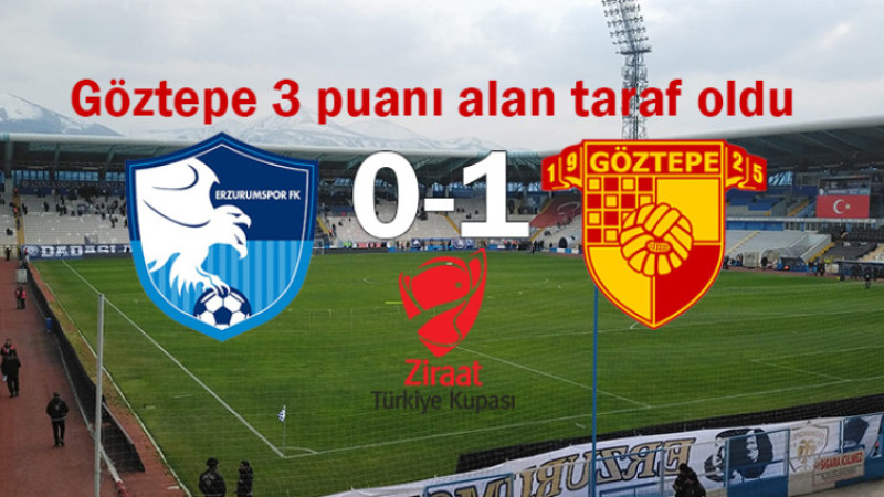 ZTK B Grubu: Erzurumspor FK 0-1 Göztepe