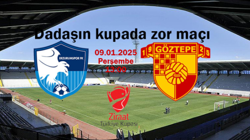 ZTK Grup maçı: Erzurumspor-Göztepe maçını Dursun Yönetecek