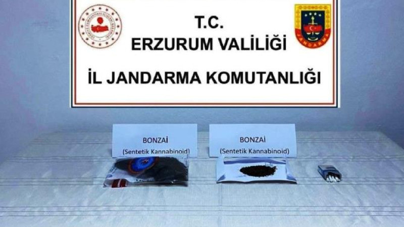 Erzurum Köprüköy'de uyuşturucu operasyonu