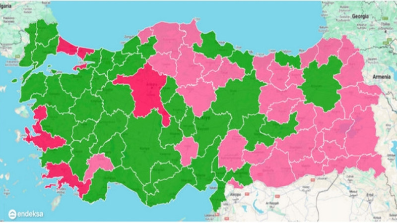 Erzurum'un Türkiye'nın sosyoekonomik seviyesinde ki grubu