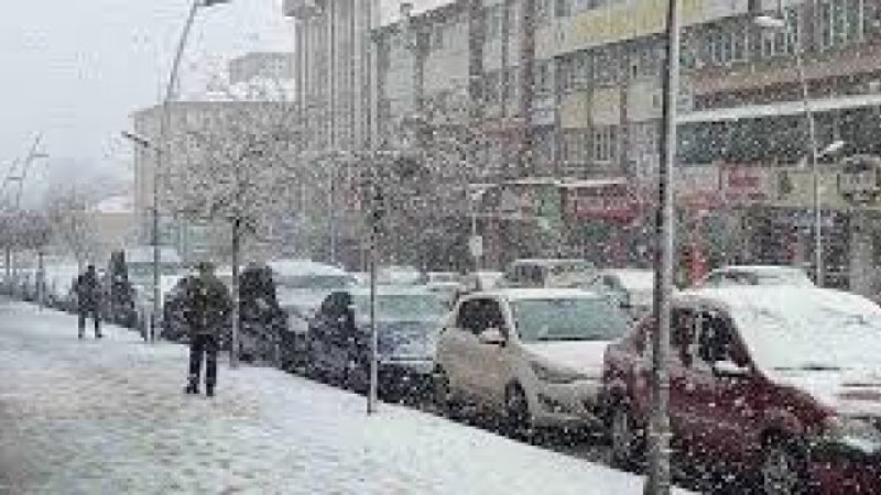 Erzurum için yoğun kar yağışı uyarısı geldi