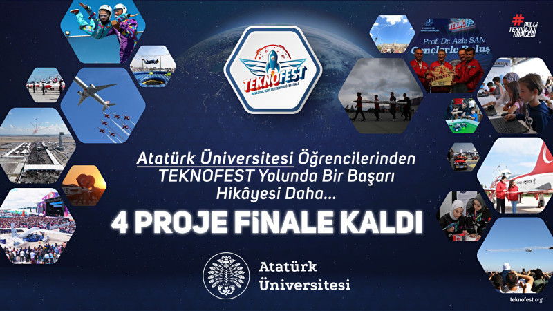 Atatürk Üniversitesi'nin 6 projesinden 4’ü finale kaldı