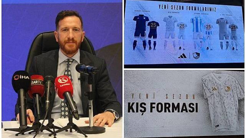 Başkan Dal yeni sezon formalarını ve transferleri tanıttı