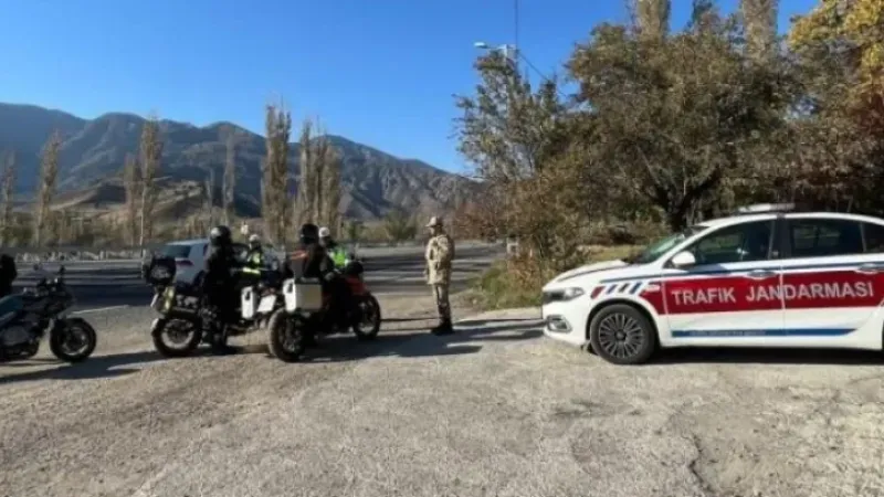Erzurum’da  son bir ayda 227 araç trafikten men edildi