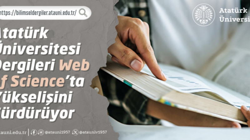 Atatürk Üniversitesi dergilerinin sayısı artıyor