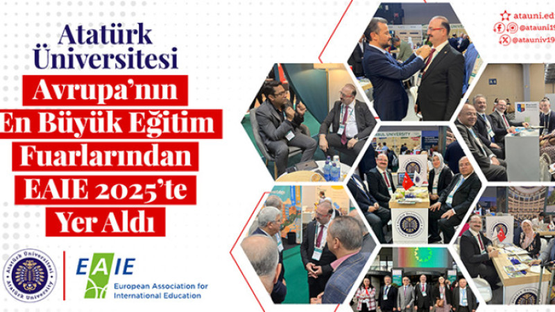 Atataürk Üniversitesi EAIE katıldı