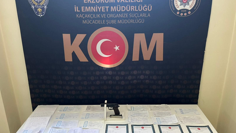 Erzurum'da 3 kişi tefecilikten tutuklandı