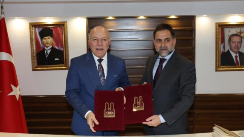 Büyükşehir ve Yakutiye'den iş birliği protokolü