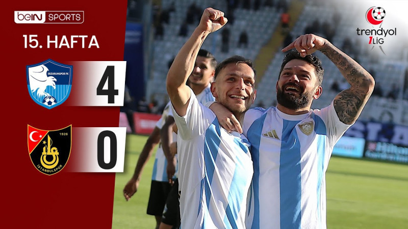 Erzurumspor FK, İstanbulspor’u 4-0’la Geçti