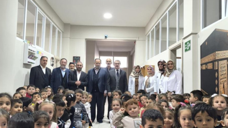 İl Müftüsü Çapçı Kur'an kursunu ziyaret etti