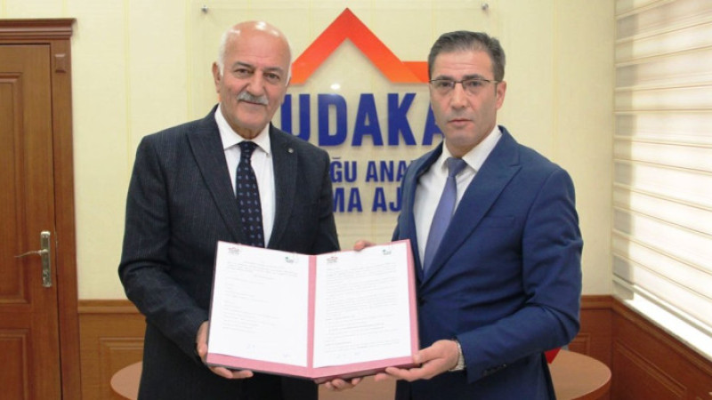 Uzundere Belediyesi ile KUDAKA arasında imzalar atıldı