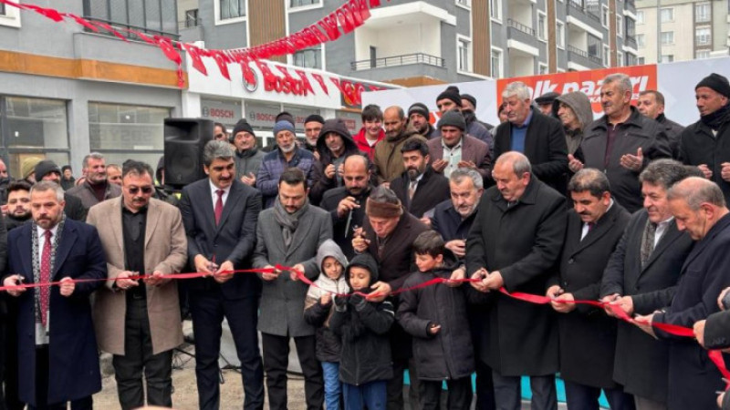 Halk pazarı Aşkale şubesi açıldı