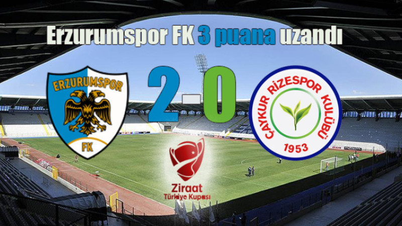 TZK C Grubu: Erzurumspor FK 2-0 Rizespor