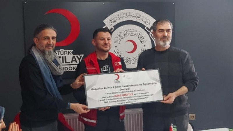  Gazze'ye destek için yarıştılar