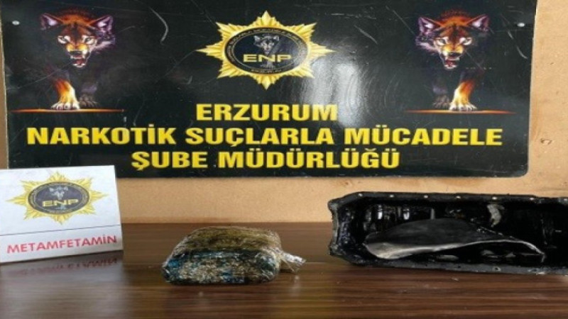 Erzurum’da 3 kilo uyuşturucu ele geçirildi