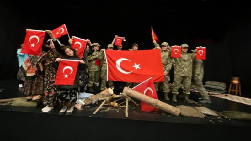 Çanakkale ruhu Erzurum’da sahneye taşındı