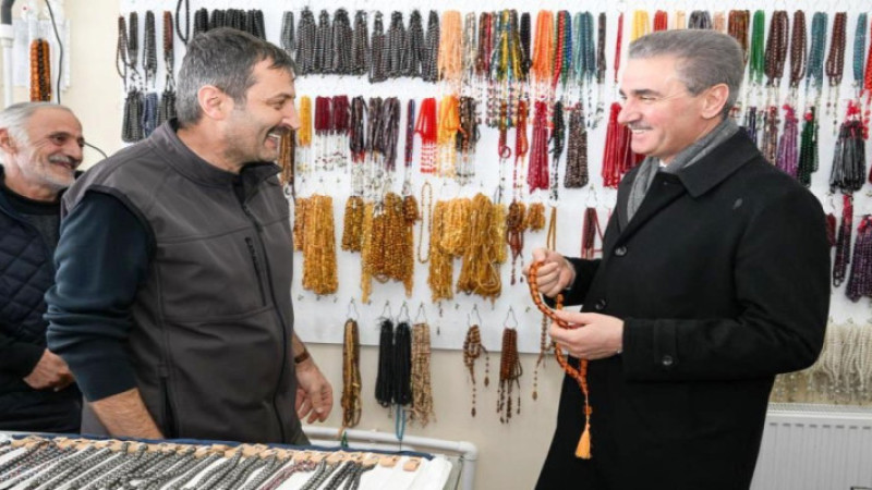 Vali Baruş'tan esnafa Ramazan ziyareti