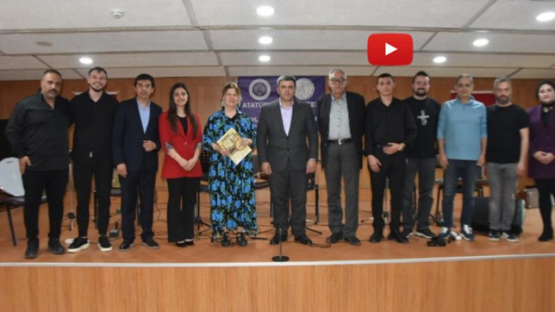 Erzurum'da Özbek sanatçılarla ortak konser düzenlendi