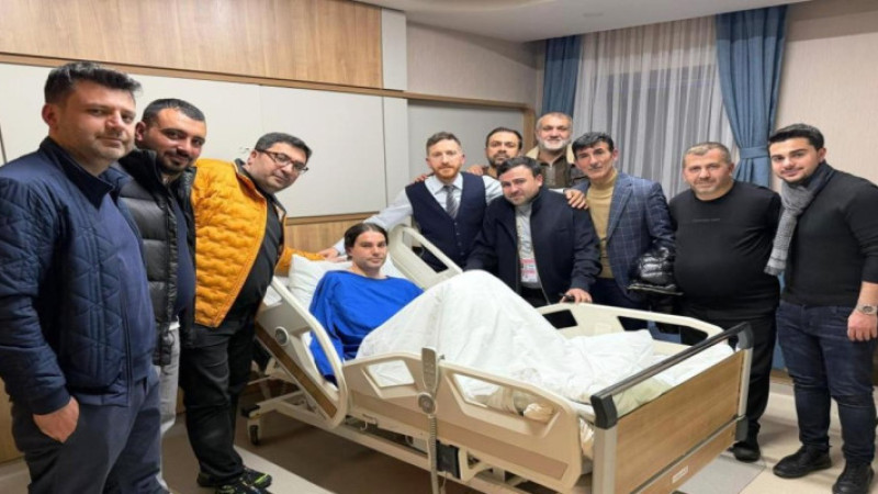 Erzurumspor Yönetiminden Orbanic'e moral ziyareti