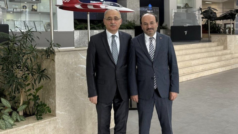 Rektör Çakmak’tan TUSAŞ’a Ziyaret