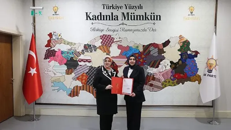 Esra Kaplanoğlu AK Parti Kadın Kolları Başkanı oldu