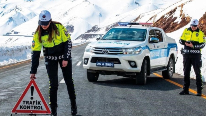 Erzurum kent merkezinde bir ayda 112 trafik kazası