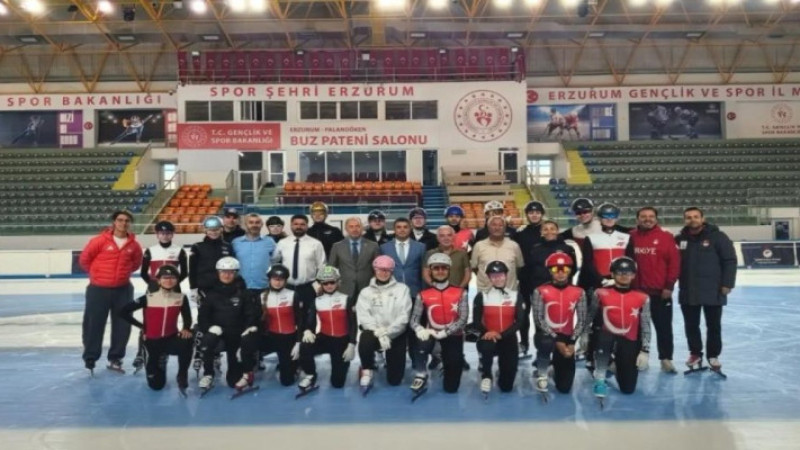 Uluslararası Short Track Kampı Erzurum’da 
