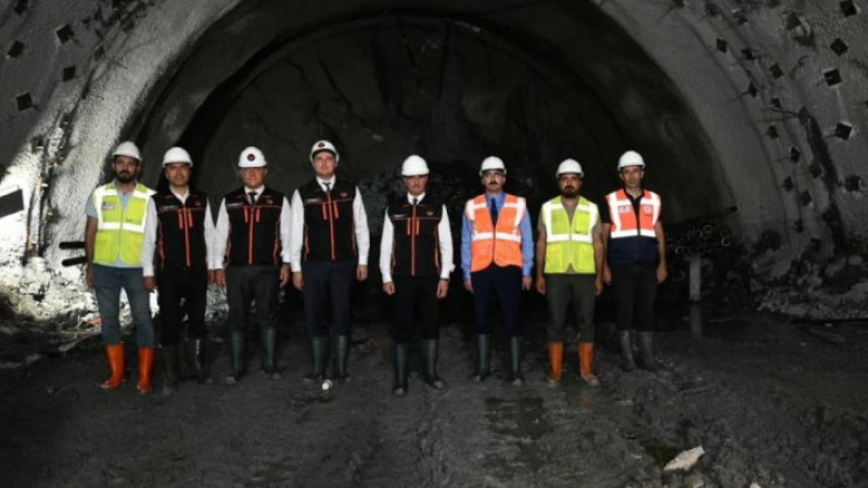 Çirişli Tüneli’nde kazı yüzde 60, beton yüzde 49 oldu