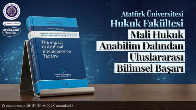 Hukuk anabilim dalından uluslararası bilimsel başarı